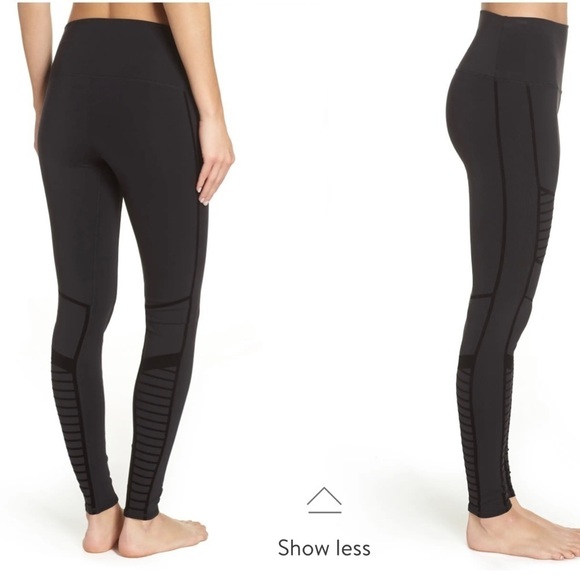 ALO yoga Flocked High-Waist Moto Leggings - Picture 12 of 12